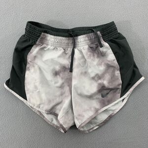 Nike Dri-FIT Running Shorts Women XS Gray 4" Split Hem Lined Athletic CZ9624-077
